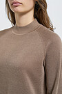 Merino wool sweater 3 | BROWN/BORDEAUX | Audimas