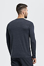 Fine merino wool long sleeve top 2 | GREY/MELANGE | Audimas