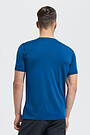 Fine merino wool short sleeve top 2 | BLUE | Audimas