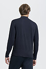 Light fleece short-zip jumper 2 | BLACK | Audimas