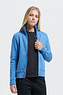 Brushed cotton zip-through jacket 1 | BLUE | Audimas