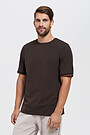 Cotton tee 1 | BROWN/BORDEAUX | Audimas