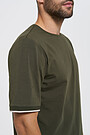 Cotton tee 3 | GREEN/ KHAKI / LIME GREEN | Audimas