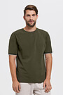 Cotton tee 1 | GREEN/ KHAKI / LIME GREEN | Audimas