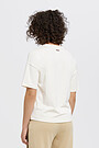 Relaxed fit modal-cotton t-shirt 2 | WHITE | Audimas