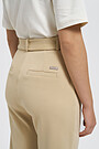 High waist belted pants 4 | YELLOW/ORANGE | Audimas