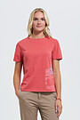 Printed cotton tee 1 | RED/PINK | Audimas