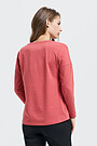 Cotton long sleeve tee 2 | RED/PINK | Audimas