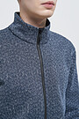 Warm fleece zip-through jacket 3 | BLUE | Audimas