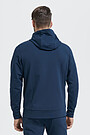 Cotton terry zip-through hoodie 2 | BLUE | Audimas