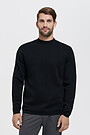 Merino wool sweater 1 | BLACK | Audimas