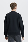 Interlock knit sweatshirt 2 | BLACK | Audimas