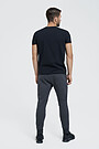 Stretch cotton slim fit sweatpants 5 | GREY/MELANGE | Audimas