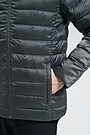 Lightweight puffer down jacket 4 | GREY/MELANGE | Audimas