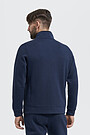 Brushed cotton zip-through jacket 2 | BLUE | Audimas