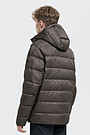 Puffer down jacket 2 | BROWN/BORDEAUX | Audimas