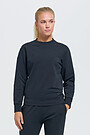 Cotton terry sweatshirt 1 | BLACK | Audimas