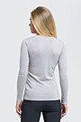 Fine merino wool long sleeve top 2 | GREY/MELANGE | Audimas