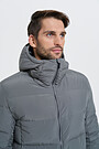 Puffer long down jacket 3 | GREY/MELANGE | Audimas