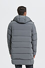 Puffer long down jacket 2 | GREY/MELANGE | Audimas