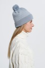 Knitted cap of wool FOREST MOOD 4 | GREY/MELANGE | Audimas