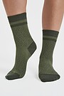 Combed cotton socks FOREST MOOD 1 | GREEN/ KHAKI / LIME GREEN | Audimas