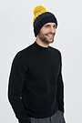Knitted merino wool cap 4 | YELLOW/ORANGE | Audimas