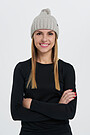 Knitted cap with cashmere 1 | GREY/MELANGE | Audimas
