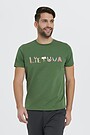 Cotton tee SURINK LIETUVĄ 1 | LIETUVA/ L BR GREEN | Audimas