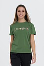 Cotton tee SURINK LIETUVĄ 1 | GREEN/ KHAKI / LIME GREEN | Audimas