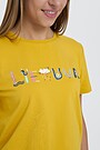 Cotton tee SURINK LIETUVĄ 3 | YELLOW/ORANGE | Audimas