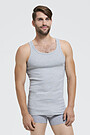 Organic cotton tank top 1 | GREY/MELANGE | Audimas