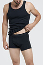 Organic cotton boxer 1 | BLACK | Audimas