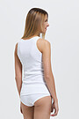 Organic cotton tank top 2 | WHITE | Audimas