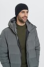 Knitted merino wool cap 3 | GREY/MELANGE | Audimas