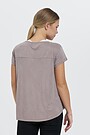 Oversized silk touch tee 2 | TAUPE | Audimas