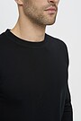 Merino wool mix sweatshirt 3 | BLACK | Audimas