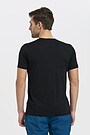 Fine merino wool short sleeve top 2 | BLACK | Audimas