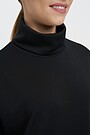 Merino wool dress with long sleeves 3 | BLACK | Audimas