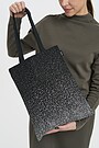 Reflective tote bag MY COSMOS 33x41 1 | RT 04SL/BLACK SILVER | Audimas