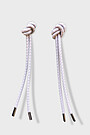 Elastic shoelaces LAST KNOT 100 cm 1 | GREY/MELANGE | Audimas