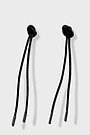 Elastic shoelaces LAST KNOT 50 cm 1 | BLACK | Audimas