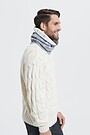 Knitted neck muff of wool FOREST MOOD 3 | GREY/MELANGE | Audimas