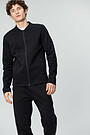 Cotton zip-through jacket 1 | BLACK | Audimas