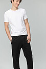 Stretch cotton relaxed fit sweatpants 3 | BLACK | Audimas
