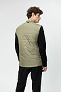 Light vest with Thermore thermal insulation 2 | GREEN/ KHAKI / LIME GREEN | Audimas
