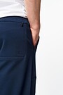 Stretch cotton slim fit sweatpants 3 | BLUE | Audimas