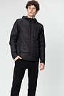 Reversible jacket with Thermore thermal insulation 1 | BLACK | Audimas