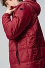 Reversible jacket with Thermore thermal insulation 4 | BROWN/BORDEAUX | Audimas