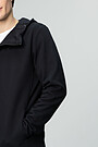 Soft inner surface zip-through hoodie 3 | BLACK | Audimas